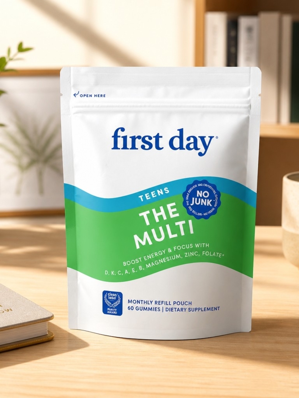 The Multi Teen Multivitamin Gummies - White & Green (2 Pack)